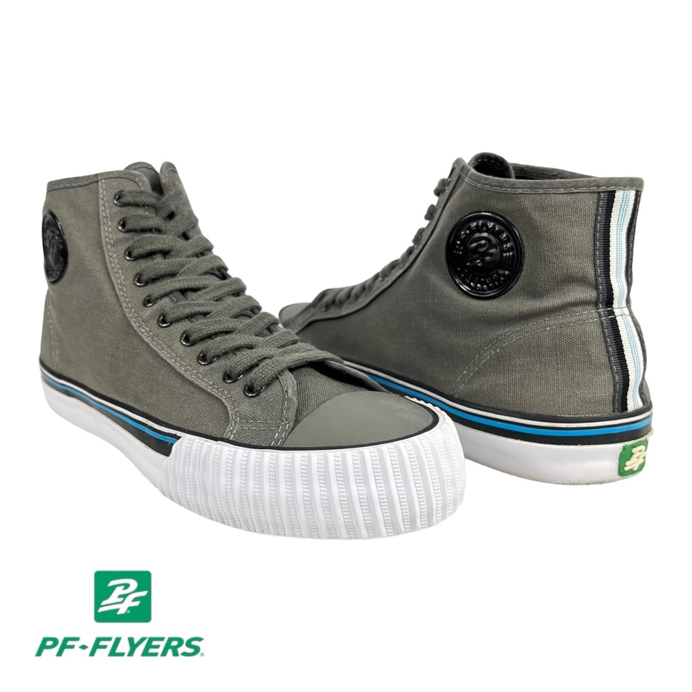 PF Flyer | Unisex Men’s 11 | Women’s 12.5 | Gray Center Hi Top Canvas Sneaker